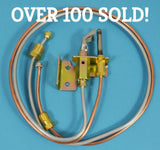 Water Heater Pilot Assembly includes pilot thermocouple and tubing propane LP