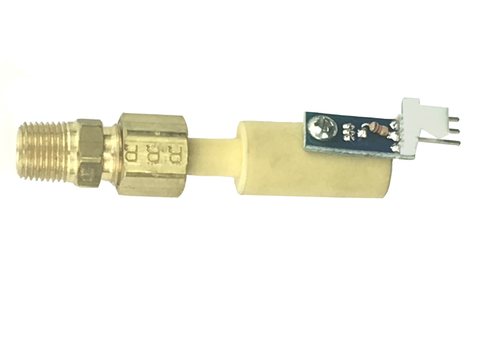 Thelin T-1 Sensor Mounted with brass Compression Fitting, 00-0005-0027-AMP