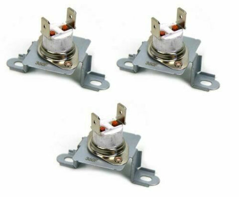 3 Pk, Dryer Thermal Fuse Kit for Whirlpool, Maytag, AP6009129, WP40113801